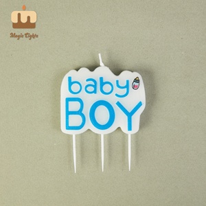 Bougie d'anniversaire géante bleue en cire de paraffine faite à la main, lumières magiques, directement de l'usine, pour mariages et Noël - Product Image 3