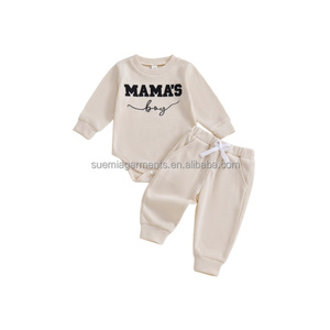 Set <span class=keywords><strong>di</strong></span> Abbigliamento Personalizzato 'DADDYS MINI' in Cotone 95% per Neonati e Bambini, Primavera-Autunno, Tutina e Pantaloni - Product Image 4