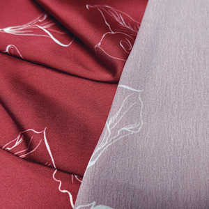 Polyester Spandex <strong>Satin</strong> Fabric <strong>Elastic</strong> Stretch Printed Breathable Lightweight Anti Static for Wedding Dresses - Product Image 4