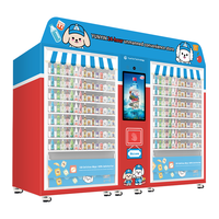 Distributeur automatique intelligent Yunyin à double compartiment avec écran tactile, refroidissement par compresseur et capacité personnalisable