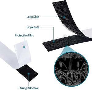 Cinta de Gancho y Bucle Autoadhesiva Personalizable de Doble Cara para Uso en el Hogar y la Oficina - Product Image 3