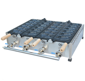 Máquina para hornear gofres con forma de pez de Corea Industrial semiautomática/Fabricante de pasteles de pescado coreano de acero inoxidable - Product Image 3