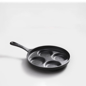 Poêle à crêpes <span class=keywords><strong>en</strong></span> <span class=keywords><strong>fonte</strong></span> à 4 trous Poêle à crêpes Poêle à frire pour petit-déjeuner - Product Image 5