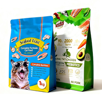 Sacs d'emballage pour aliments pour animaux de compagnie de haute qualité, personnalisables, avec fond à soufflet refermable, 1 kg/10 kg/25 kg, qualité alimentaire, laminés