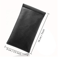 Étui à lunettes rétro en PVC souple XUZE LP-703, étanche, pour lunettes de lecture et de soleil, 9*18cm, emballage personnalisable