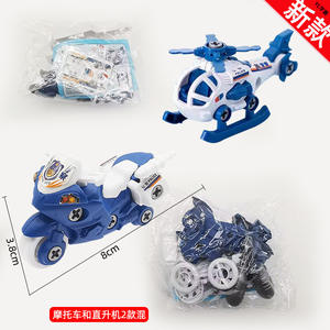 Jouets d'avion à assembler soi-même, blocs éducatifs, motos, voitures en plastique, ensemble de construction éducatif, cadeau d'anniversaire pour garçons, véhicule - Product Image 4