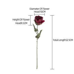<span class=keywords><strong>Estambre</strong></span> de Rosa Seca Vintage Premium YC1021, Flor Artificial para Arreglos Florales Profesionales en el Hogar y la Sala de Estar - Product Image 5