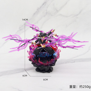 อะนิเมะสะสมสูง24ซม. หนึ่งชิ้นแอชูระเก้าใบพัดไหลสามหัวหกแขน - Product Image 5