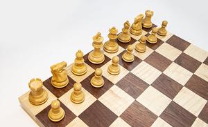 Juego de mesa de madera hecho a mano, juego de <span class=keywords><strong>ajedrez</strong></span> real de lujo <span class=keywords><strong>moderno</strong></span>, regalo de cumpleaños, aniversario - Product Image 6