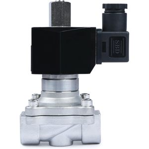 EE. UU. Válvula Solenoide Sólida de 1/2 Pulgada de Acero Inoxidable 110V CA Normalmente Abierta con Sello de Viton - Product Image 4