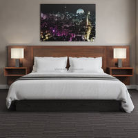 Cabecero de Cama King Size de Madera Sólida con Diseño Moderno Lovezone, Juego de Dormitorio de Hotel 5 Estrellas, Ecológico, Apilable y Resistente al Agua