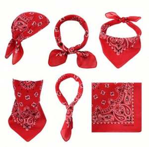 Pañuelo Deportivo Personalizado al por Mayor con Estampado de Serigrafía, Diseño Divertido de Hip Hop, 100% Algodón, Paisley, con Protección Solar y Color Personalizado - Product Image 2