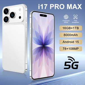Smartphone <span class=keywords><strong>5G</strong></span> di Alta Qualità Nuovo I17 Pro MAX Telefono Cellulare Economico 16GB RAM + 1TB ROM Android Deca Core - Product Image 3