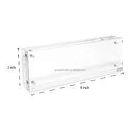 Bingkai Akrilik Magnetik 2x6, Bingkai Foto Strip Akrilik 2x6 Magnetik
