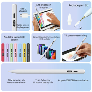 <span class=keywords><strong>Penna</strong></span> Stilo per <span class=keywords><strong>iPad</strong></span> con Display Digitale della Batteria, Disponibile in Bianco/Nero/Rosa/Blu/Rosso/Viola/Verde/Giallo - Product Image 4