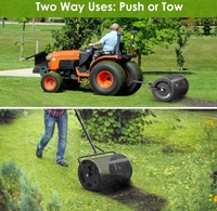 Épandeur de tourbe robuste pour jardin, applicateur d'engrais à poignée en T pour pelouse et jardin extérieur