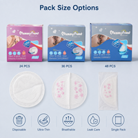 MummyFriend Almohadillas Absorbentes Desechables Tridimensionales y Transpirables para Lactancia, de Tela No Tejida con SAP y Pulpa de Madera, para Maternidad