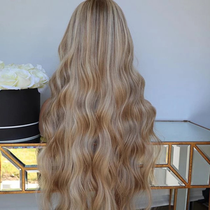 <span class=keywords><strong>Cheveux</strong></span> humains européens Highlight Blonde Lace Front perruque de <span class=keywords><strong>cheveux</strong></span> humains sans colle Body <span class=keywords><strong>Wave</strong></span> Lace Front perruques <span class=keywords><strong>pour</strong></span> femme - Product Image 5