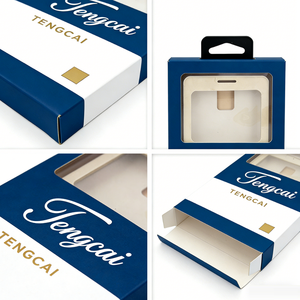 Boîte d'emballage en papier pour cadeaux électroniques, logo recyclable, faible MOQ, boîte d'expédition pour petites entreprises - Product Image 4