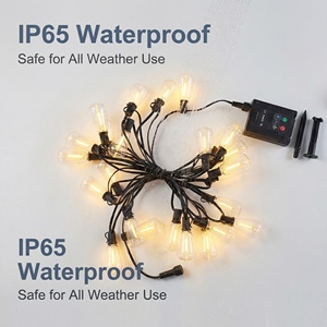 Guirnalda <span class=keywords><strong>de</strong></span> <span class=keywords><strong>Luces</strong></span> LED Solares, Impermeables IP65, con Control Remoto, Decoración Festiva para Jardín, Patio, Paisaje - Product Image 2