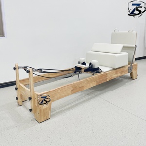 Reformer Pilates <span class=keywords><strong>Zeus</strong></span>, modèle Small Black Bed, en alliage d'aluminium, réglable et durable, pour studio de yoga et usage domestique, sur mesure, vente en gros - Product Image 5