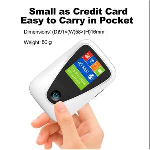 Enrutador de bolsillo Wifi móvil Cat4 150Mbps 4G LTE con ranura para tarjeta Sim 5G compatible con velocidad de datos LAN máxima - Product Image 4