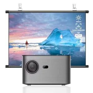 CE Rohs FCC sertifikası fabrika fiyat HY350 akıllı projektör Android 11 4K 1920*1080P taşınabilir projetor mini LCD projektör