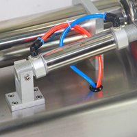 Machine de remplissage pneumatique à tête unique pour liquides visqueux, crèmes, beurre de cacahuète et pâtes de sésame, petite dose