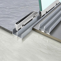 À vendre Portes et fenêtres coulissantes Profilés en aluminium double-U Cadres en aluminium anodisé Accessoires pour carrelage