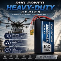Batterie LiPo haute performance 22,2V 6S 20000mAh 10C pour drone industriel