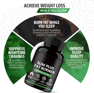 Private Label <span class=keywords><strong>Slim</strong></span> Plus Vetverbrander Capsule Volwassenen Appetitremmer Gewichtsverlies Beauty Supplement 30 Capsules - Product Image 2