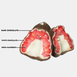 Framboises enrobées de <span class=keywords><strong>chocolat</strong></span> croustillantes et sucrées Hicey, certifiées HALAL, vente en gros, framboises surgelées enrobées de <span class=keywords><strong>chocolat</strong></span> - Product Image 5