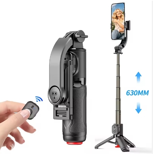 Aluminum Alloy Selfie Stick Tripod Remote Control Light 360 Rotation Phone Holder for Content Creator Vlog OUTSTANDING Brand