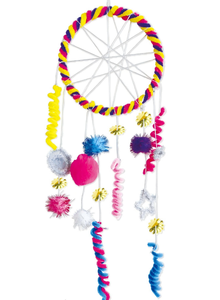 <span class=keywords><strong>Kit</strong></span> de bricolage attrape-rêves en pompons et chenille pour enfants et adultes - Product Image 2