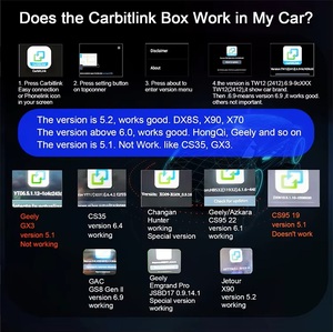 Adaptateur sans fil Carbitlink pour Changan, connexion facile, dongle Smartlink Box <span class=keywords><strong>CarPlay</strong></span> CS35 CS15 CS85 Hunter Alsvin - Product Image 4
