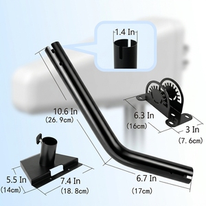 Support mural réglable Starlink Gen 3, support de montage sur toit en métal, rotation à 360 degrés, support mural pour antenne V3 - Product Image 6