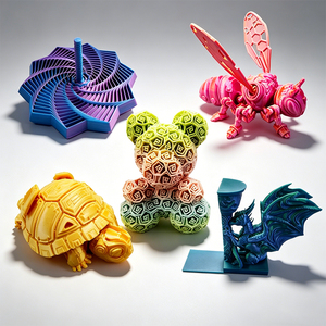 Ours imprimé en 3D sur mesure, résine d'impression FDM pour usinage, jouet WHALE-STONE, cadeaux d'anniversaire pour enfants - Product Image 1