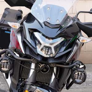 Yongjin בהירות גבוהה פנס קדמי שחור אביזרי רכב אביזרים עבור קוואסאקי x300 z650 2017-2021 - Product Image 6