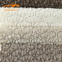 100% Poliester Tahan Aus Kain Rajut Batik Tricot Laminasi HDPE untuk Pelapis Sofa Ketahanan Warna Tinggi Berat Sedang