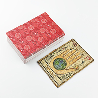 Cartes de tarot Oracle de Marseille imprimées sur mesure - Coins arrondis durables, finition vernie écologique, emballage en boîte