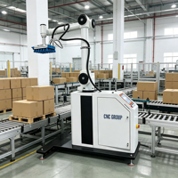 Estación de Paletización Robótica Colaborativa de 30-50 kg, Máquina Apiladora con PLC y Motor, Gran Venta
