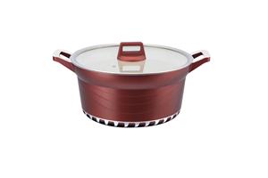 Juego de utensilios de cocina de estilo profundo de 10 Uds., cazuelas de <span class=keywords><strong>aluminio</strong></span> fundidas a presión, ollas antiadherentes no tóxicas para una cocina saludable - Product Image 3