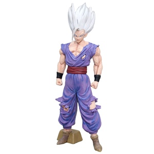 Figura <span class=keywords><strong>de</strong></span> Acción <span class=keywords><strong>de</strong></span> Dragon Ball <span class=keywords><strong>de</strong></span> 34 cm, Super Saiyan, Gohan Bestial con Cabello Blanco, Estatua Dañada <span class=keywords><strong>de</strong></span> Gohan, Figura <span class=keywords><strong>de</strong></span> Anime - Product Image 1