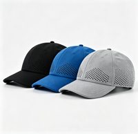 Gorra de Béisbol Transpirable de Secado Rápido, Corte Láser, Ligera, para Deportes al Aire Libre y Running