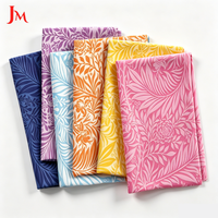 Tissu en voile de coton biologique tissé de haute qualité, imprimé, à motif floral uni, pour la confection de vêtements