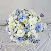 Offre Spéciale – Grandes Boules de Fleurs Artificielles Blanches en Soie pour Centres de Table de Mariage, Arrangements Floraux de 50 cm, 60 cm, 70 cm, 80 cm