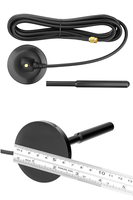 Vibrateur longue portée en cuivre 4g, support magnétique, câble d'antenne Mobile, antenne de Base magnétique 3m pour voiture SUV, Radio amateur, répéteur de Scanner