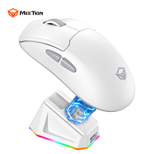 For GW39 8K Wireless Gaming Mouse PAW3395 Gamer Optical Sensor 26000DPI 58G Lightweight Tri-Mode Macro PC Laptop Ergonomic