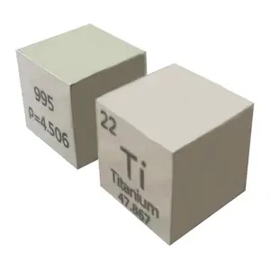 장식 조각용 10mm 25.4mm 38.1mm 티타늄 큐브 공급