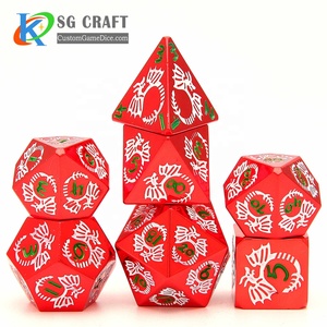 Bán buôn Silicone DND Dice Set D20 đa diện Dice Set tùy chỉnh DICE cho trò chơi - Product Image 2